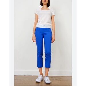 AVENUE MONTAIGNE Bridgette straight cropped pants royal blue size 4